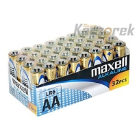 Baterie Maxell - AA - LR6 - 32 ks s expozičním stojanem